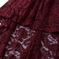 thumbnail image 3 of CAICJ98 Plus Size Dress For Women Women's Floral Lace Formal Dress Off Shoulder Wedding Bridesmaid Party Long Maxi Dresses Red,M, 3 of 4