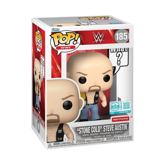 Funko Pop WWE Stone Cold Steve Austin 185 Exclusive Vinyl Figure