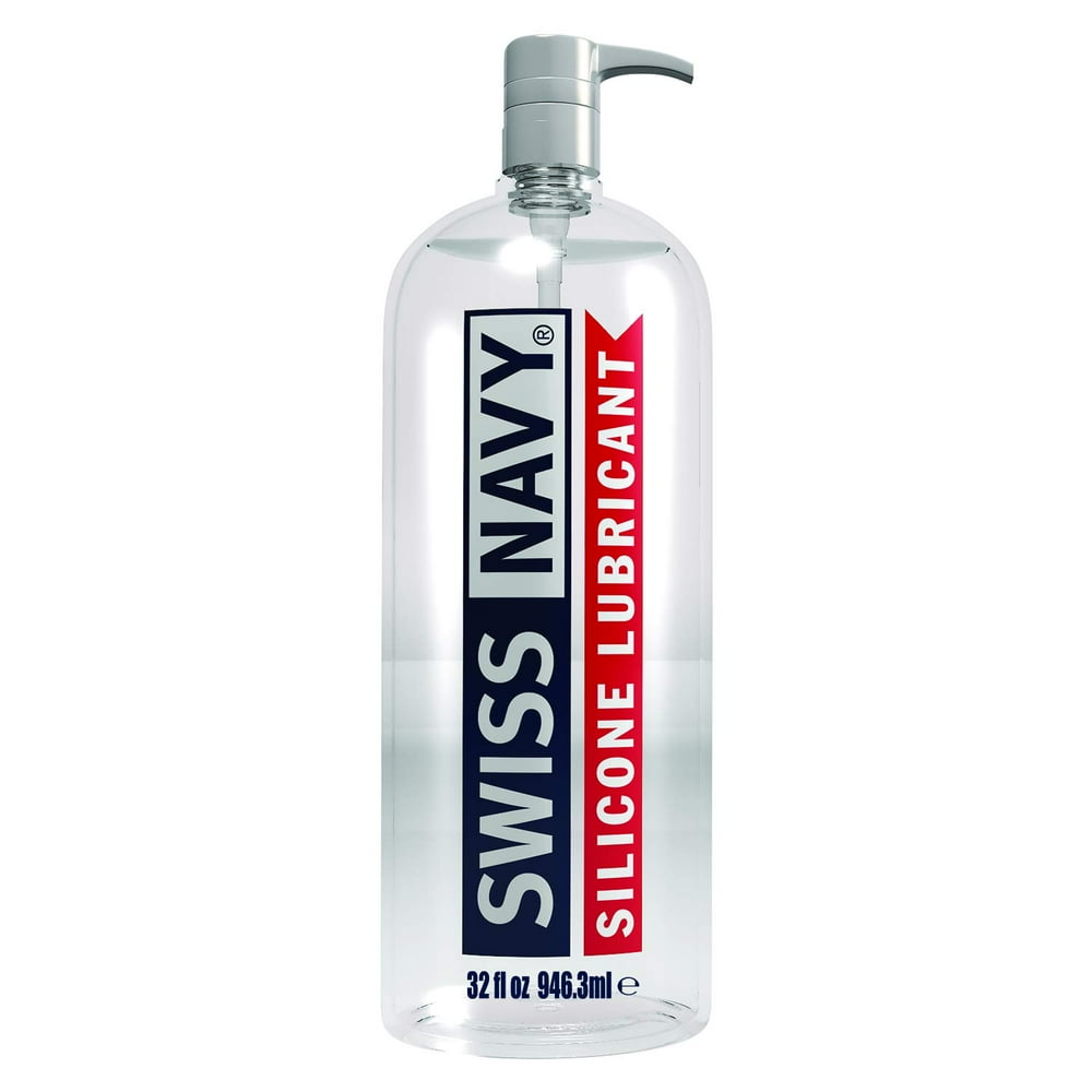 Swiss Navy Premium Silicone Sex Lubricant, 32 Ounce, Lube for Men