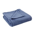 thumbnail image 2 of Modern Thread Denim Waffle Weave 100% Cotton Adult Thermal Blanket, King, 2 of 4