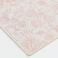 thumbnail image 6 of Mainstays Pink Floral Faux Fur Indoor Accent Rug, 36"x56", 6 of 8