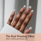 thumbnail image 3 of Uñas French Tip BtartBoxNails XCOATTIPS, largas y cuadradas, marrón, 3 of 7