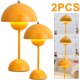 thumbnail image 1 of Lámpara Decorativa para Nocturna Táctil USB Retro Habitación Y Cafetería Color Amarillo 2 Uds., 1 of 2