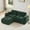 Green, variant on L-Shaped Boneless Sofa, Soft Velvet Fabric, Tufted Design, 32D High Density Sponge, No Assembly Required, Ergonomic Design Bottom, Anti-Slip Design, Movable Ottoman for Bedrooms (Camel)