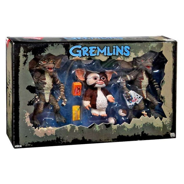 Neca Gremlins Gizmo Poker Stripe Movie Stripe Action Figure 3 Pack Walmart Com