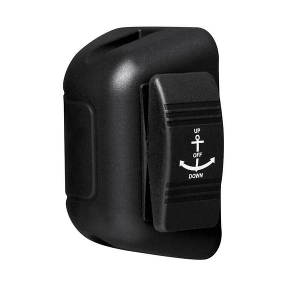 Minn Kota Windlass Télécommande 1810150 DeckHand 40; à Utiliser pour une Utilisation vers le Haut/vers le Bas du Windlass DeckHand DH40 Seulement; 1 Bouton; à Utiliser Partout sur le Bateau; avec Cordon de 25 Pieds