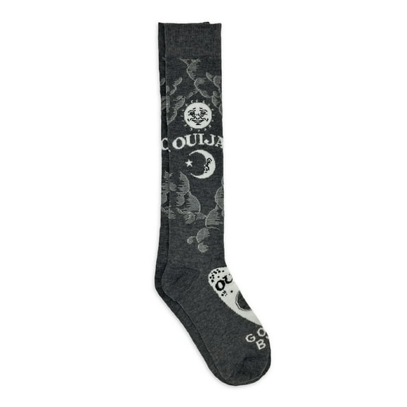 Ouija Women's Halloween Knee-High Socks, 1-Pack, Size 4-10