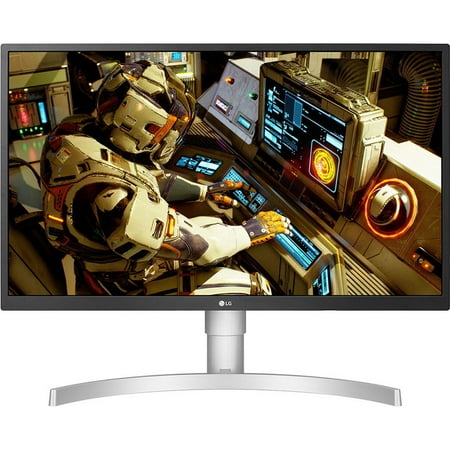 LG 27UL550-W 27-inch 4K UHD IPS LED HDR Monitor with Radeon Freesync Technology and HDR 10, Silver - (Open Box)