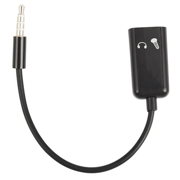 3.5mm Stereo Audio Splitter Male to Headphone Headset   Microphone Adapter couples turn wiring harness connector