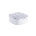 thumbnail image 1 of Inteprter Caja de Cable de datos de 5 rejillas, contenedor transparente, multifunción, escritorio, maquillaje, estuche para llaves a prueba de polvo, Almacenamiento y organización del hogar Blanco Inteprter  HA079971-01, 1 of 6