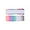 White Multi, variant on Wonder Nation Girls No Show Socks, 20-Pack, Sizes S-L