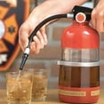 thumbnail image 3 of Fiudx Dispensador de Licor con Extintor, Diseño Novedoso, Material Acrílico de Grado Alimenticio, Práctico Soporte para Verter Vino, Equipo para Mezclar Cerveza, Esencial para Fiestas, Capacidad de 2, 3 of 6
