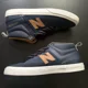 thumbnail image 2 of New Balance 379 Mid Navy/Gold Sour Solution Size 9 sneakers casual preppy, 2 of 5