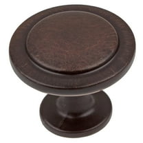 GlideRite 1-1/4 in. Classic Round Ring Cabinet Knobs, Oil Rubbed Bronze, Pack of 10