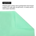 thumbnail image 4 of Uxcell 50 Sheets Green Tissue Paper 20x14 Inch Tissue Gift Wrapping Paper for Florist Bouquet Supplies, 4 of 6