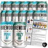 BrewDog 24 IPA Mixed Pack, Non-Alcoholic Pack | IncludesHazy, & Punk | 12oz Cans
