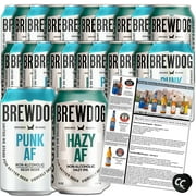 BrewDog 24 IPA Mixed Pack, Non-Alcoholic Pack | IncludesHazy, & Punk | 12oz Cans