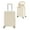 White, variant on TBAU Ride-On Suitcase for Kids with Foldable Seat,20" Luggage with TSA Lock for Travel,Beige