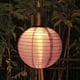 thumbnail image 1 of 5uds. Lampada a lanterna solare a LED da 30 cm, impermeabile, per esterni, decorazione a sospensione (rosa), 1 of 7