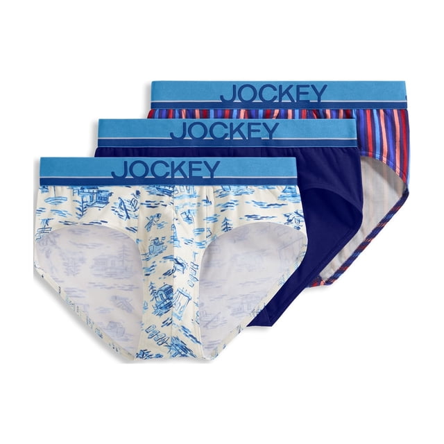 Jockey Men's True Style Brief - 3 Pack