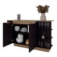 thumbnail image 3 of Lumina Modern Kitchen and Bar Counter Table Engineered Wood Multi-Color, 3 of 10