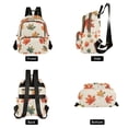 thumbnail image 4 of FORMRS Mini Backpack Purse for Women Travel Daypack Casual Shoulder Bag, Orange Autumn Leaves, 4 of 7