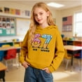 thumbnail image 2 of Kids 67 Hoodie Boys Girls Funny Six Seven 6 7 Meme Pullover Hoodie Casual Soft Active Sport Outdoor Sweatshirt Yellow 13 Y-14 Y, 2 of 7