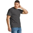 Hanes Men Short Sleeve T-Shirt 100% Cotton Tagless ComfortSoft Crew tee ...