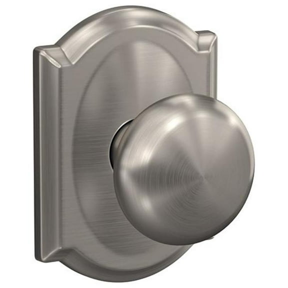 Schlage Fc21-Ply-Cam Custom Plymouth Passage & Privacy Door Knob Set - Nickel