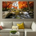 thumbnail image 4 of Waterfall Wall Art River Landscape Painting Home Decoration for Living Room Bedroom Framed Ready to Hang, 4 of 7
