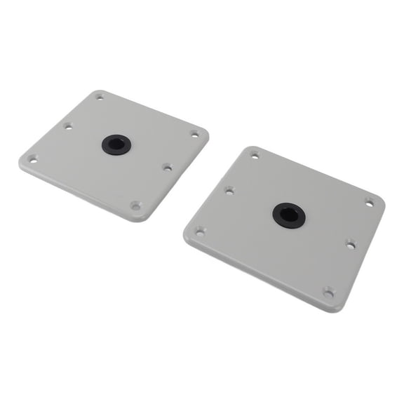 2 Aluminum Alloy Boat Seat Bases With 6 Or