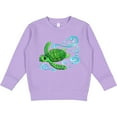 thumbnail image 2 of Inktastic Sea Turtle Swimming Toddler Sweatshirt, 2 of 4