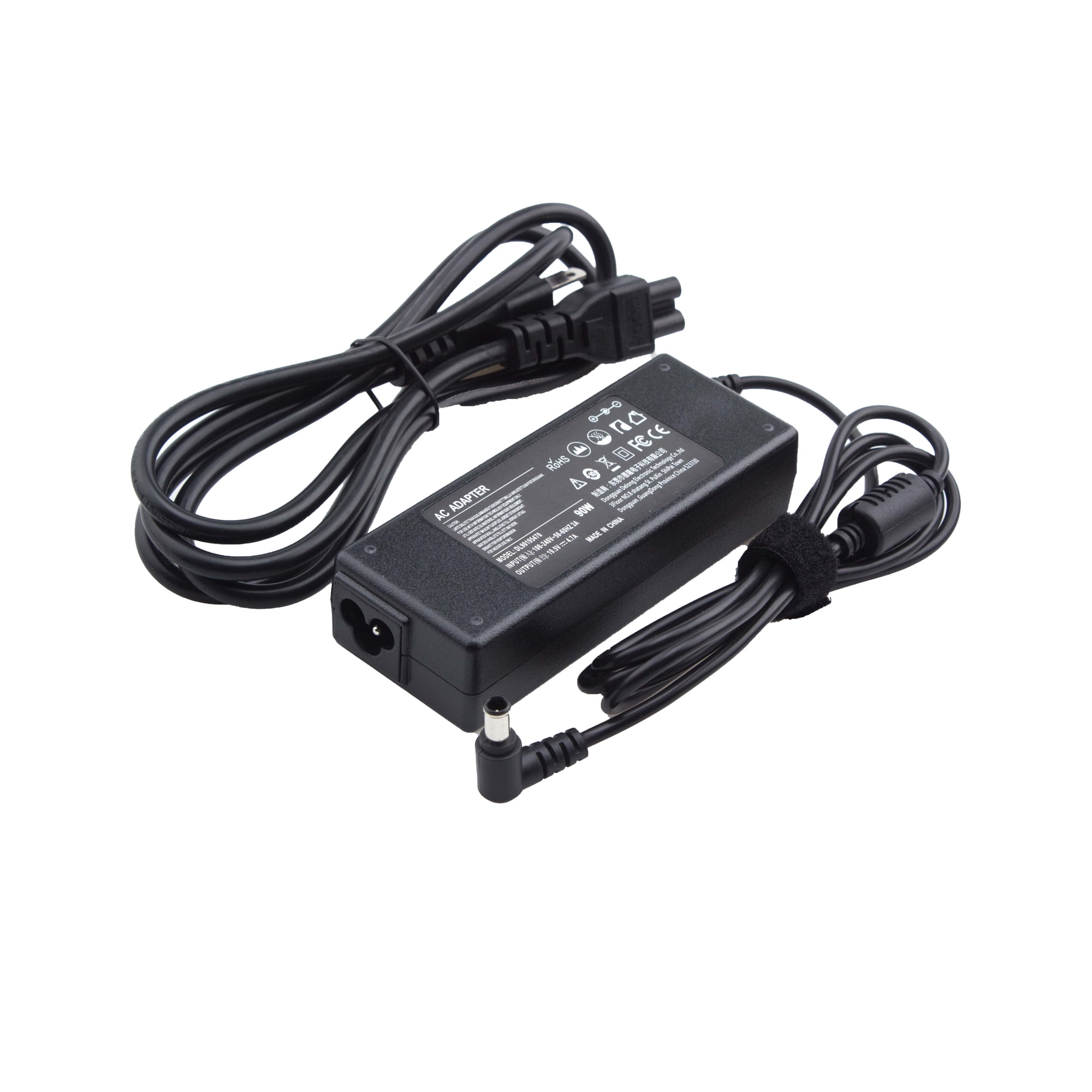 19.5V 90W Replacement AC Charger for Sony Vaio Laptop with Power Cord