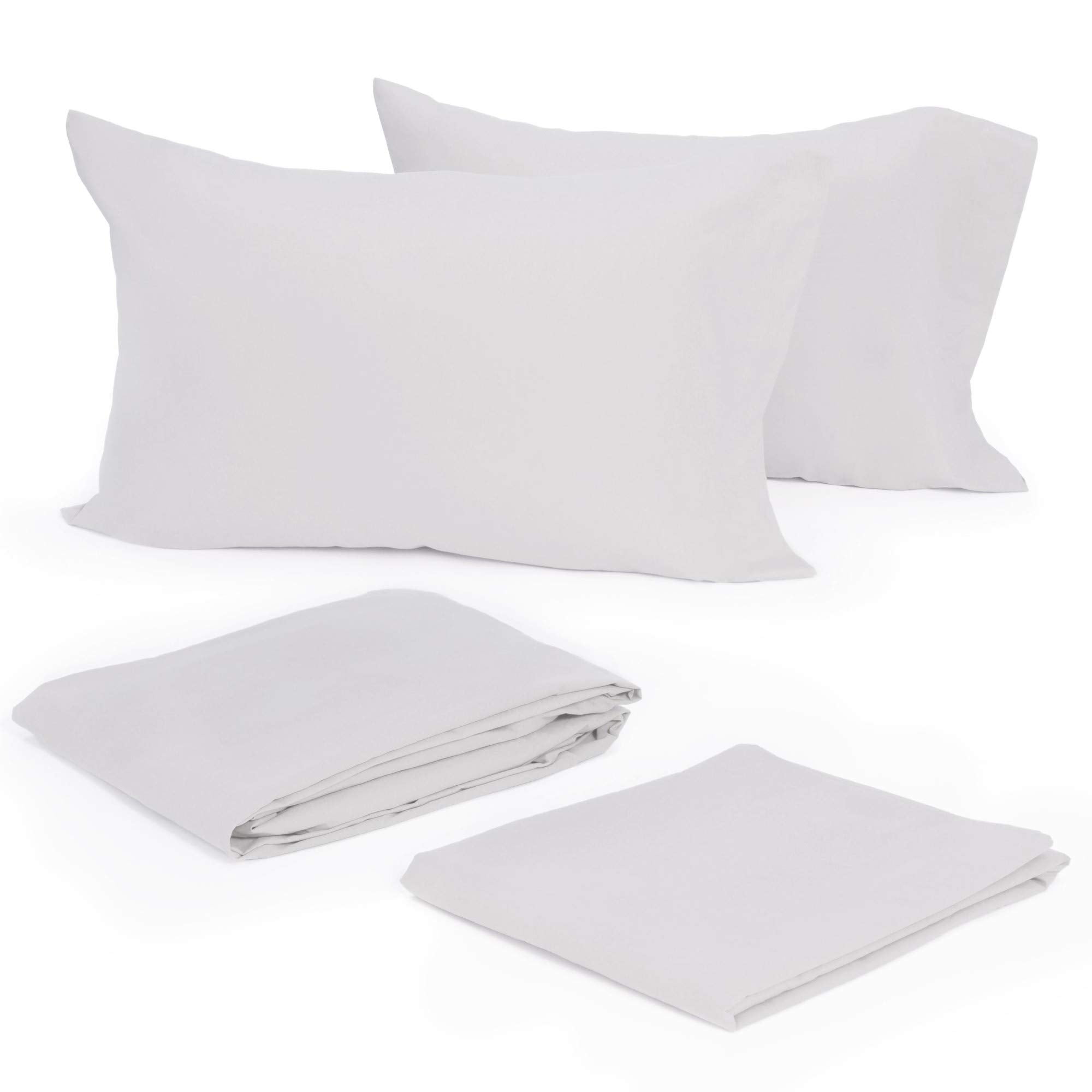 300 Thread Count Full True White Sheet Set