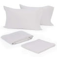 thumbnail image 3 of 300 Thread Count Full True White Sheet Set, 3 of 9
