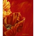 thumbnail image 2 of Frederiks, Beatrix 15x17 Gold Ornate Wood Framed with Double Matting Museum Art Print Titled - Poppies in bloom II, 2 of 4
