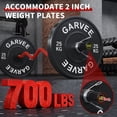 thumbnail image 7 of GARVEE 47" Olympic EZ Curl Weight Bar,Non-Slip,700 lb Capacity,Red Barbrll for Strength Training,1-Count, 7 of 7