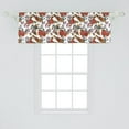 thumbnail image 2 of Ambesonne Botanical Valance Pack of 2, Blossoming Bouquets Birds, 54"X18", Multicolour, 2 of 4