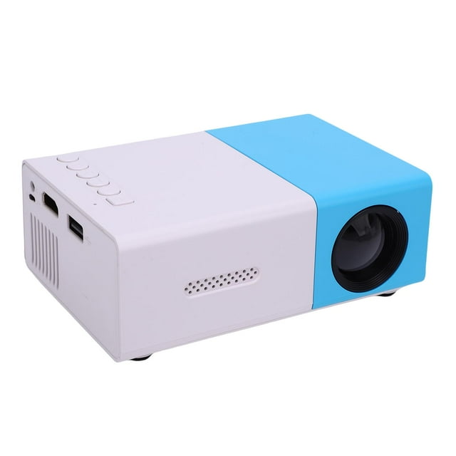 Mini Projector, 1080P Full HD Supported Video Projector, Portable Outdoor Home Theater Movie Projectors, Compatible with HD Multimedia Interface, USB, AV, Smartphone