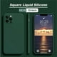 thumbnail image 2 of Original Square Liquid Silicone Phone Case For iPhone 15 14 13 12 11 Pro Max Mini XS Max X XR 8 7 Lens Protection Cover Coque, 2 of 5