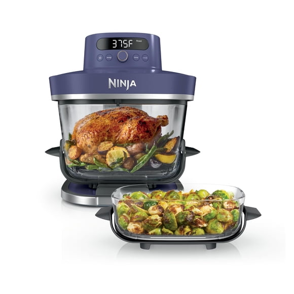 Freidora de aire Ninja Crispi Pro 6 en 1 de 6 qt, vidrio, 450 °F
