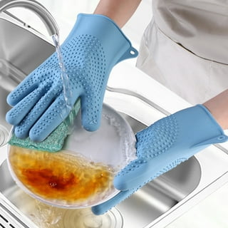 Click2buy Silicone Dish Washing Gloves, Silicon Cleaning Gloves, Silicon  Hand Gloves for Kitchen Dishwashing and Pet Grooming, Great for Washing  Dish, Kitchen, Car, Bathroom Wet and Dry Disposable Glove Price in India 