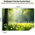 thumbnail image 3 of Peel and Stick Wallpaper Spring Nature Beautiful Landscape Green Grass Trees Dandelions Modern Art Wall Mural Decor Self Adhesive and Removable 100in x 144in, 3 of 8