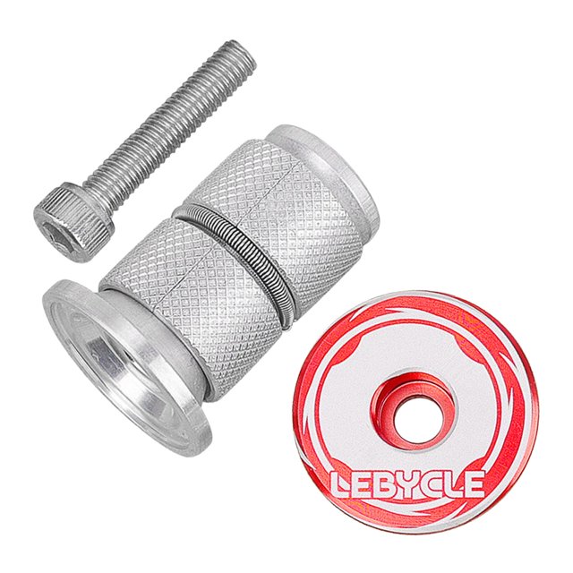 1-8" 1'' Threaded Expander Stem Alloy Bike Expanding Bung for Mountain Road , Red, 28mm 40mm