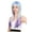 Blue Purple, variant on Long Curly Multi-Color ColorfulHair Full Wigs - Charming Lolita Cosplay Party Evie Wig For Women (Black Root Blue Ombre)