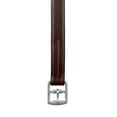 thumbnail image 2 of Equinavia Saga Non Stretch Stirrup Leathers Pair - Chocolate Brown - 54 in, 2 of 3
