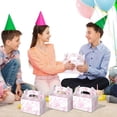thumbnail image 6 of 24 Pack Pink Floral Paper Gift Boxes Party Favor Gift Gable Boxes with Chinoiserie Floral Printed Candy Treat Box for Wedding Birthday Tea Bridal Shower Party, 6 of 6