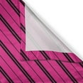 thumbnail image 3 of Ambesonne Hot Pink Kitchen Curtains, Diagonal Lines Modern, 55"x39", Hot Pink Black, 3 of 3