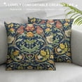 thumbnail image 3 of ONETECH  William Morris Strawberry Thief Original Throw Pillow Covers Cozy Square Throw Pillowcases Home Decor for Bed Couch Sofa Living Room Cushion Cover, 3 of 5