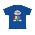 thumbnail image 4 of Proud LGBT TShirt Love is Love Tee Rainbow Gay Lesbian Pride Plus Size Shirts for Women, 4 of 8